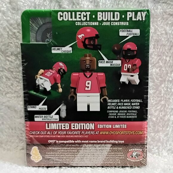 3/$25 Sealed 2014 CFL Jon Cornish Mini Figure G1LE Series 1 by OYO Sports!! - Picture 4 of 4